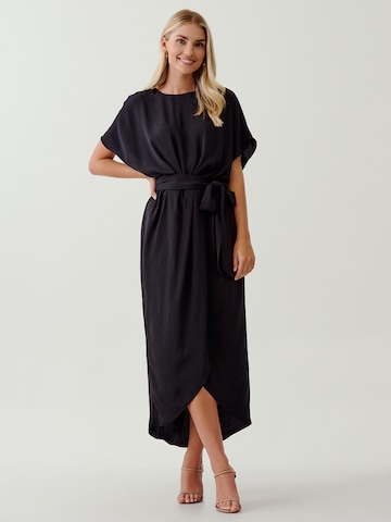 Tussah Cocktailkleid in Schwarz: predná strana