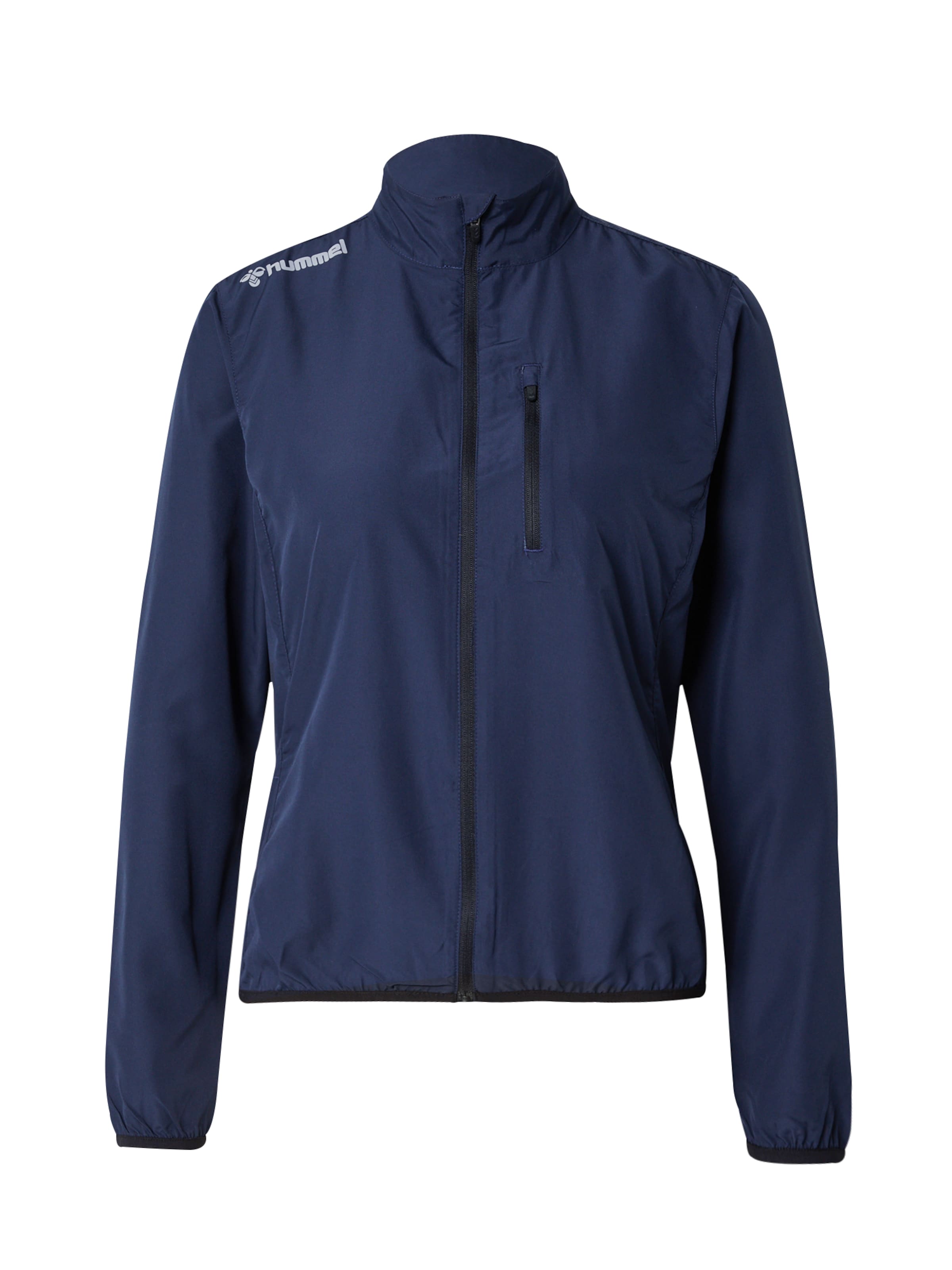 Hummel Športová bunda &#x27;RUN&#x27; - Modrá: predná strana