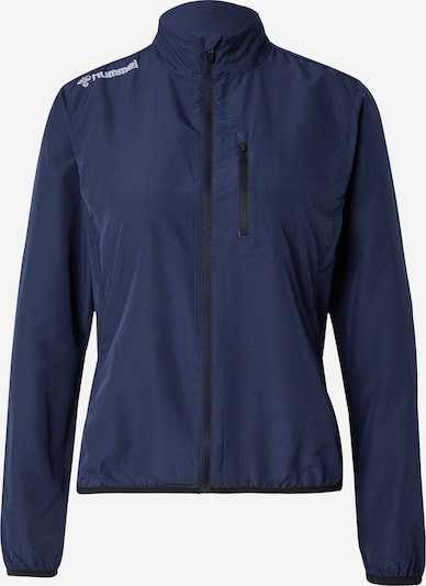Hummel Sportska jakna 'RUN' u morsko plava / srebro / bijela, Pregled proizvoda