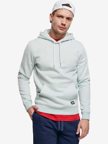 Urban Classics Sweatshirt in Blauw: voorkant