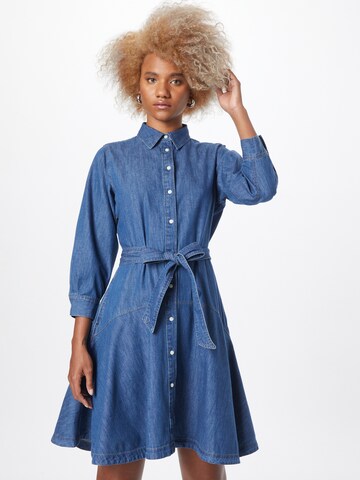 Lauren Ralph Lauren Shirt Dress 'ZYLPHA' in Blue: front