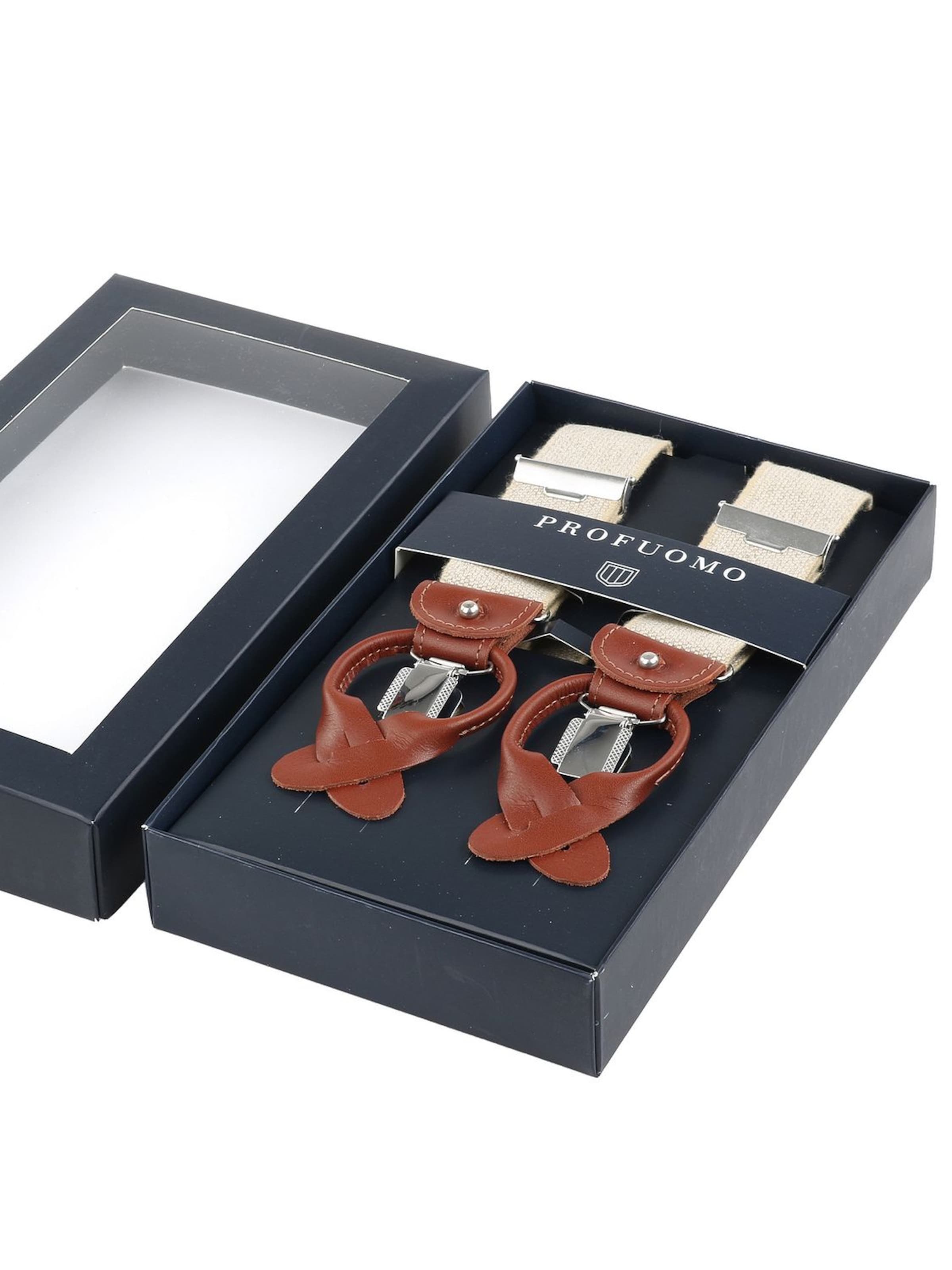 Profuomo Bretels in Beige