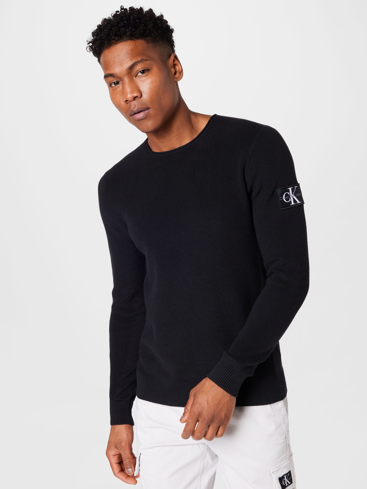 Swetry & kardigany Odzież Calvin Klein Jeans Sweter w kolorze Czarnym 