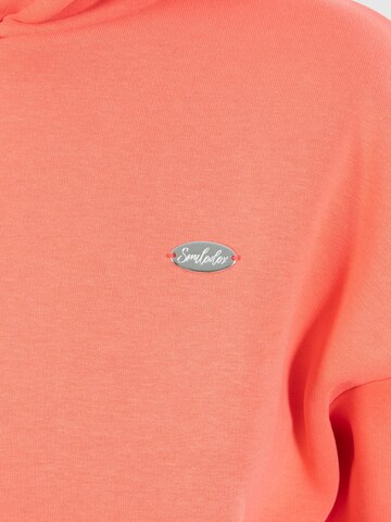 Smilodox Zip-Up Hoodie ' Odelia ' in Orange