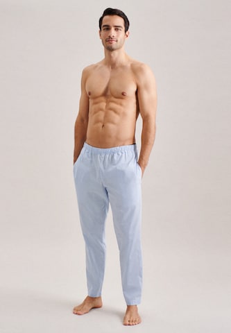 SEIDENSTICKER Pajama Pants 'Schwarze Rose' in Blue