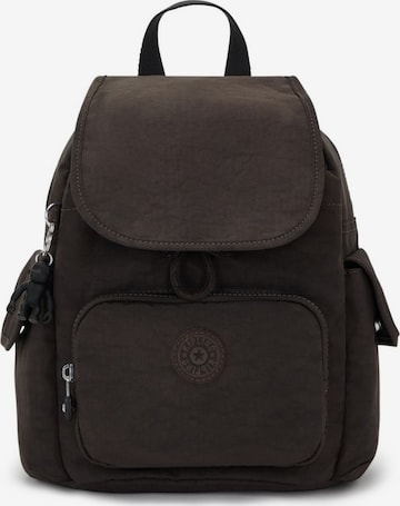 KIPLING Nahrbtnik 'CITY PACK MINI' | rjava barva: sprednja stran