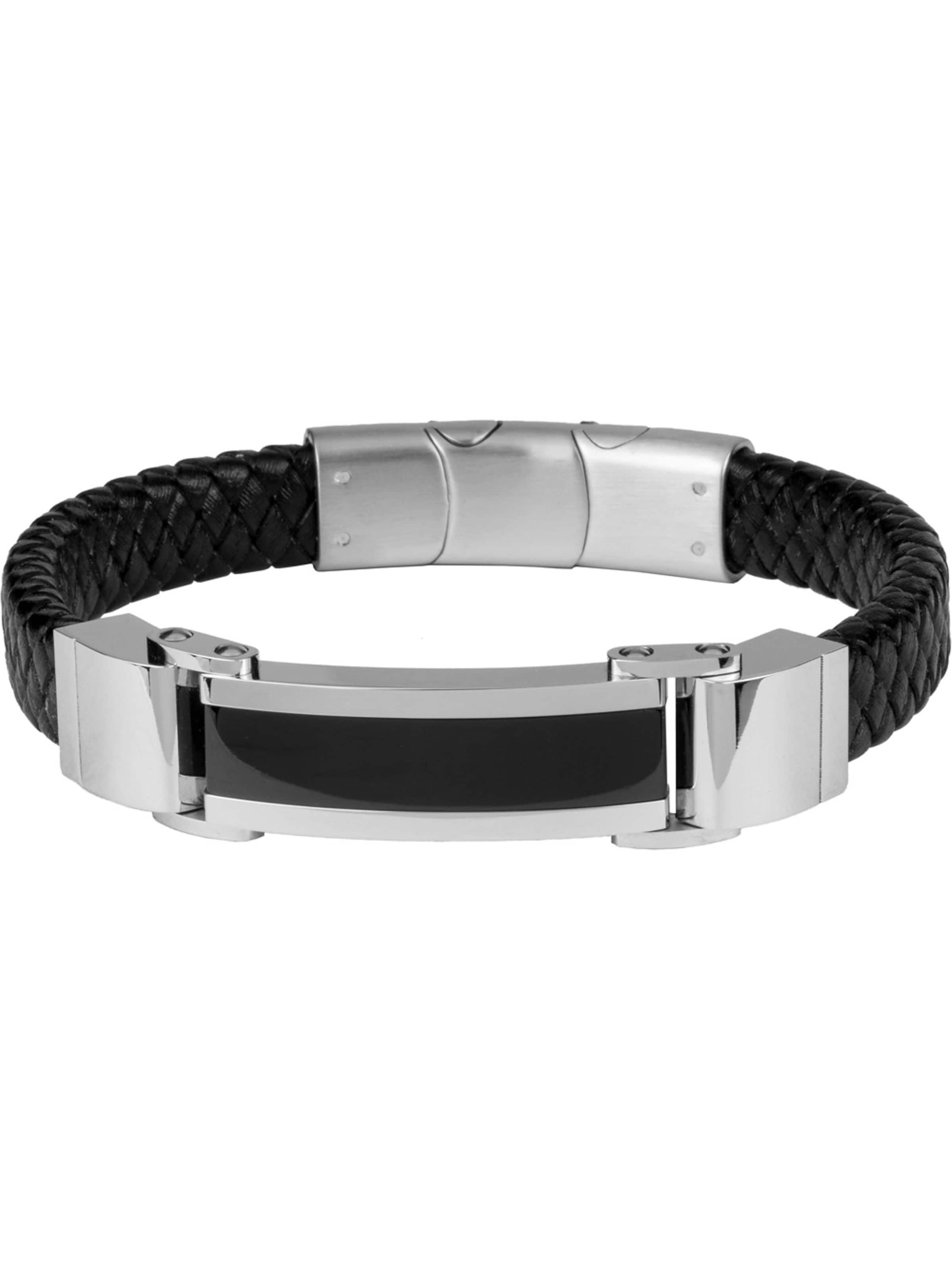 Jacques Lemans Armband in Schwarz: Vorderseite