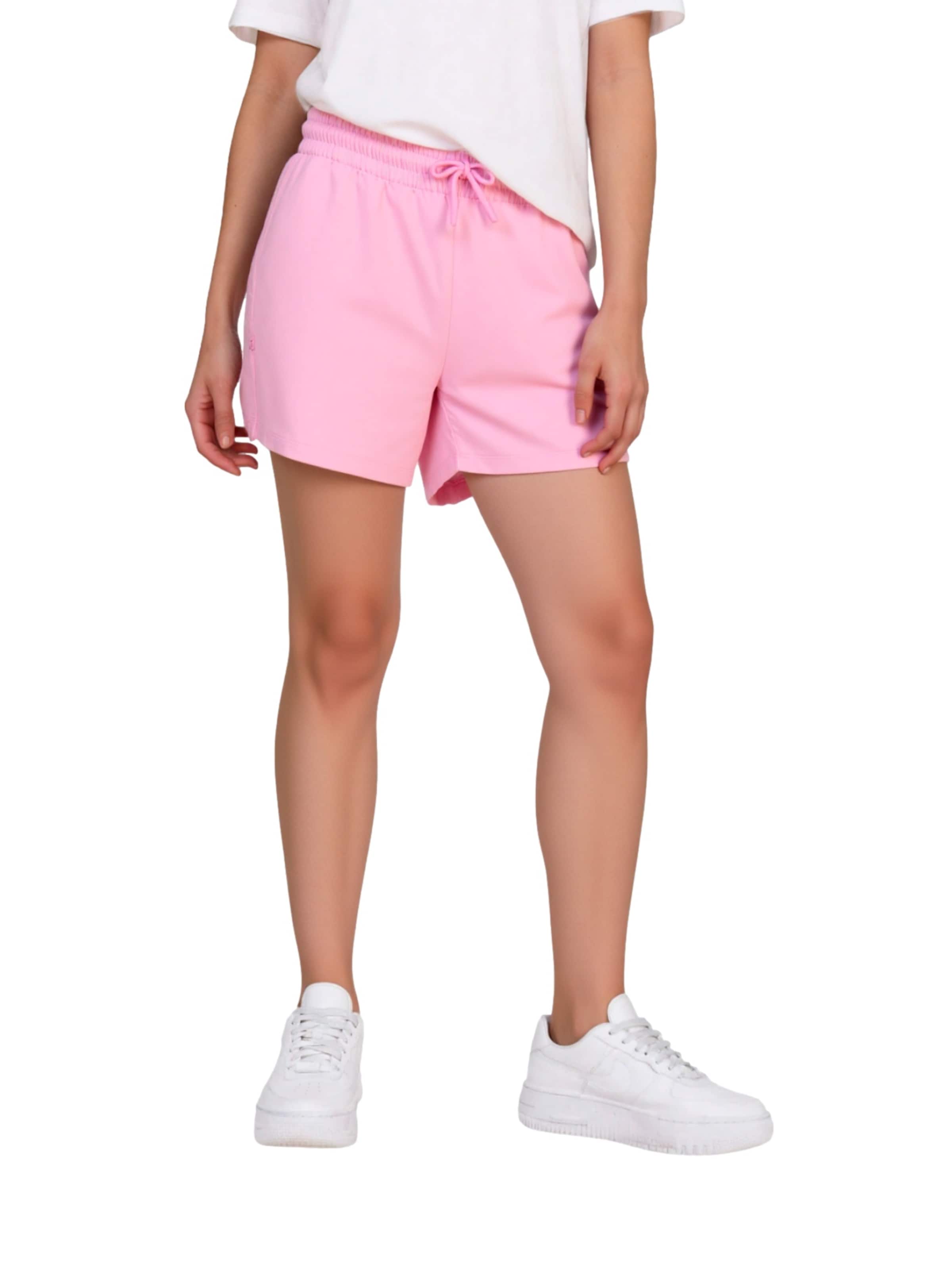 ONLY PLAY Широка кройка Панталон 'Frei' в розово: отпред