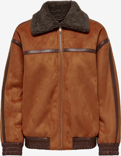 ONLY Between-season jacket 'LUNA' in Brown / Dark brown, Item view