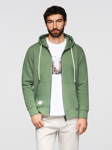 Ombre Sweatshirt 'OM-SSBZ-0272' in Groen: voorkant
