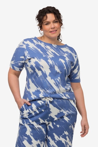 Ulla Popken T-Shirt  (GOTS) in Blau: predná strana