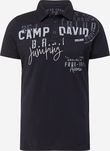 CAMP DAVID - Camiseta en azul: frente