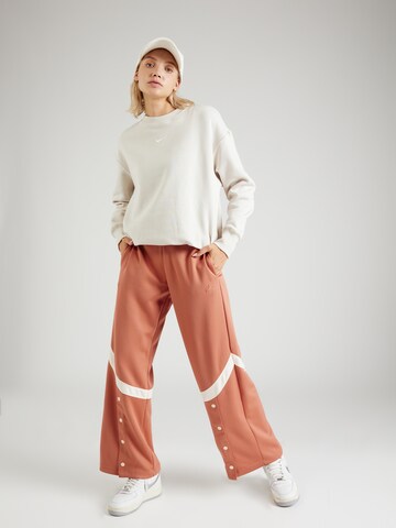 Jordan Wide leg Broek in Oranje