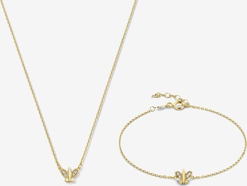 Beloro Jewels Jewelry Set in Gold: front