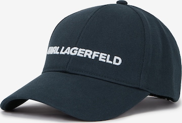 Casquette Karl Lagerfeld en noir : devant