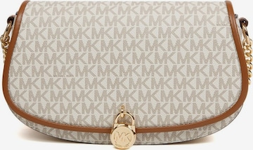 Michael Kors - Bolso de mano 'Mila Medium East-West Sling Messenger' en beige: frente
