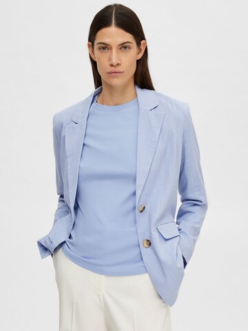 Blazer 'VIVA' SELECTED FEMME en bleu