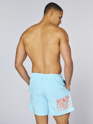 CHIEMSEE Athletic Swim Trunks in Blue