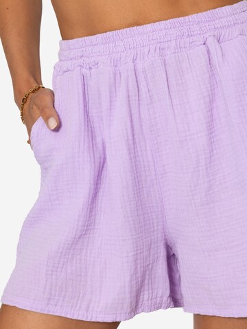 SASSYCLASSY Regular Pants in Purple