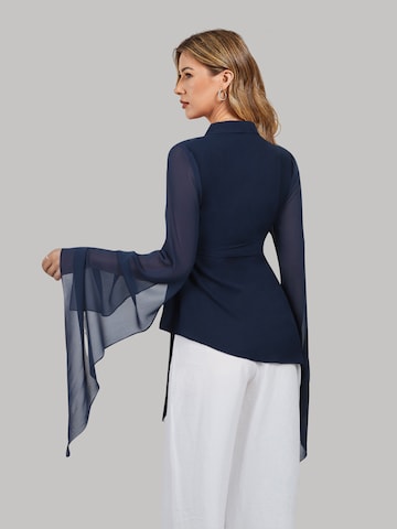 LapaPlus Blouse in Blauw