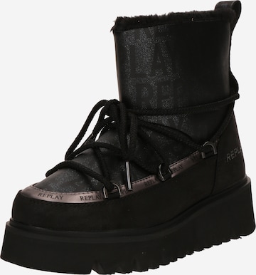 REPLAYČizme za snijeg - crna boja: prednji dio