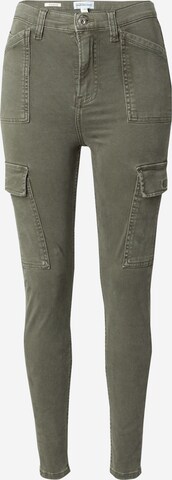 River Island Дънки Tapered Leg Карго дънки в зелено: отпред