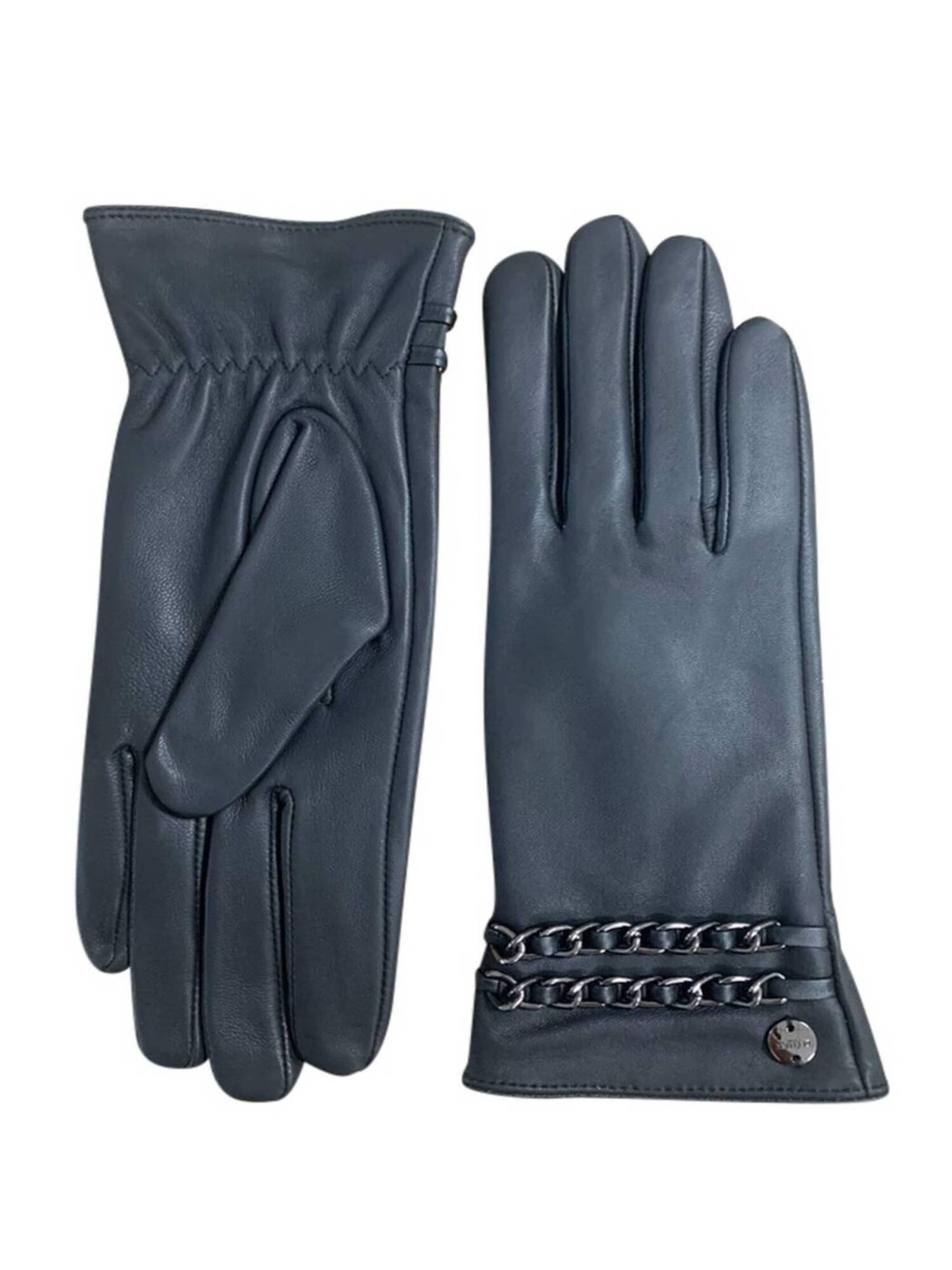 Gants 'Acme' Deeluxe en noir : devant