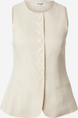 Gilet de costume noar studios en beige : devant