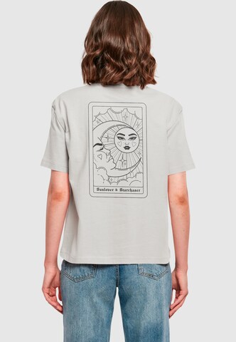 T-shirt 'Sunlover Starchaser' Miss Tee en gris : devant