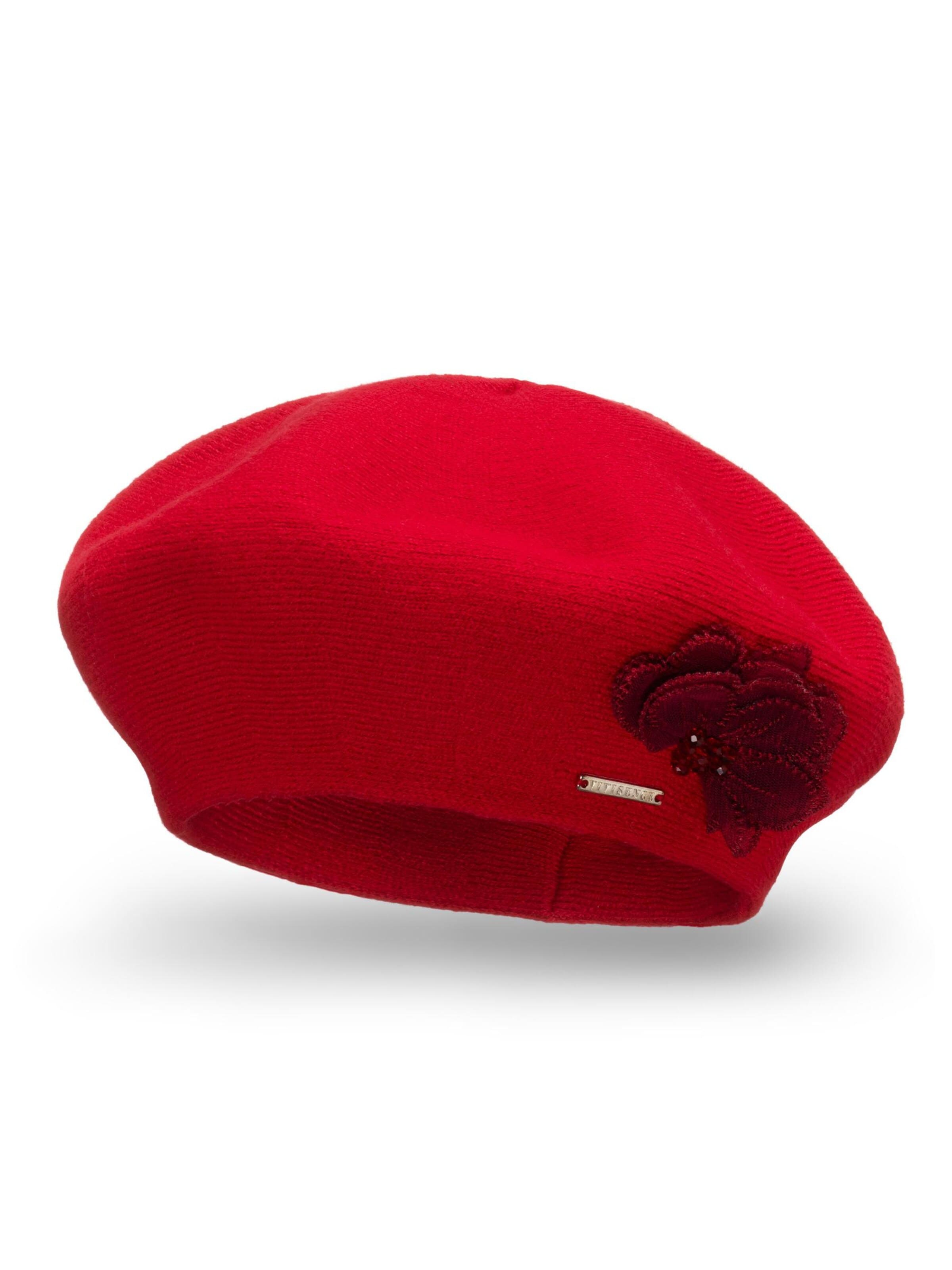 Vivisence Mütze '7036'‌‌‌‌‌‌‌‌ in Rot: Vorderseite