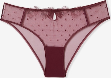 Slip 'Demoiselle' di ETAM in rosso: frontale