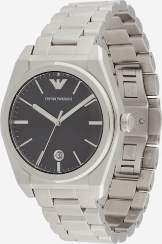 Montre à affichage analogique Emporio Armani en argent : devant