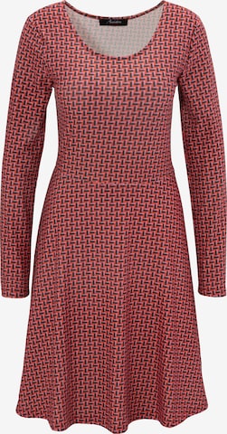 Aniston CASUAL Knitted dress in Pink: front