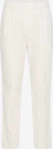 Casual Friday Regular Chino trousers ' CFMarc Linen Mix ' in White: front