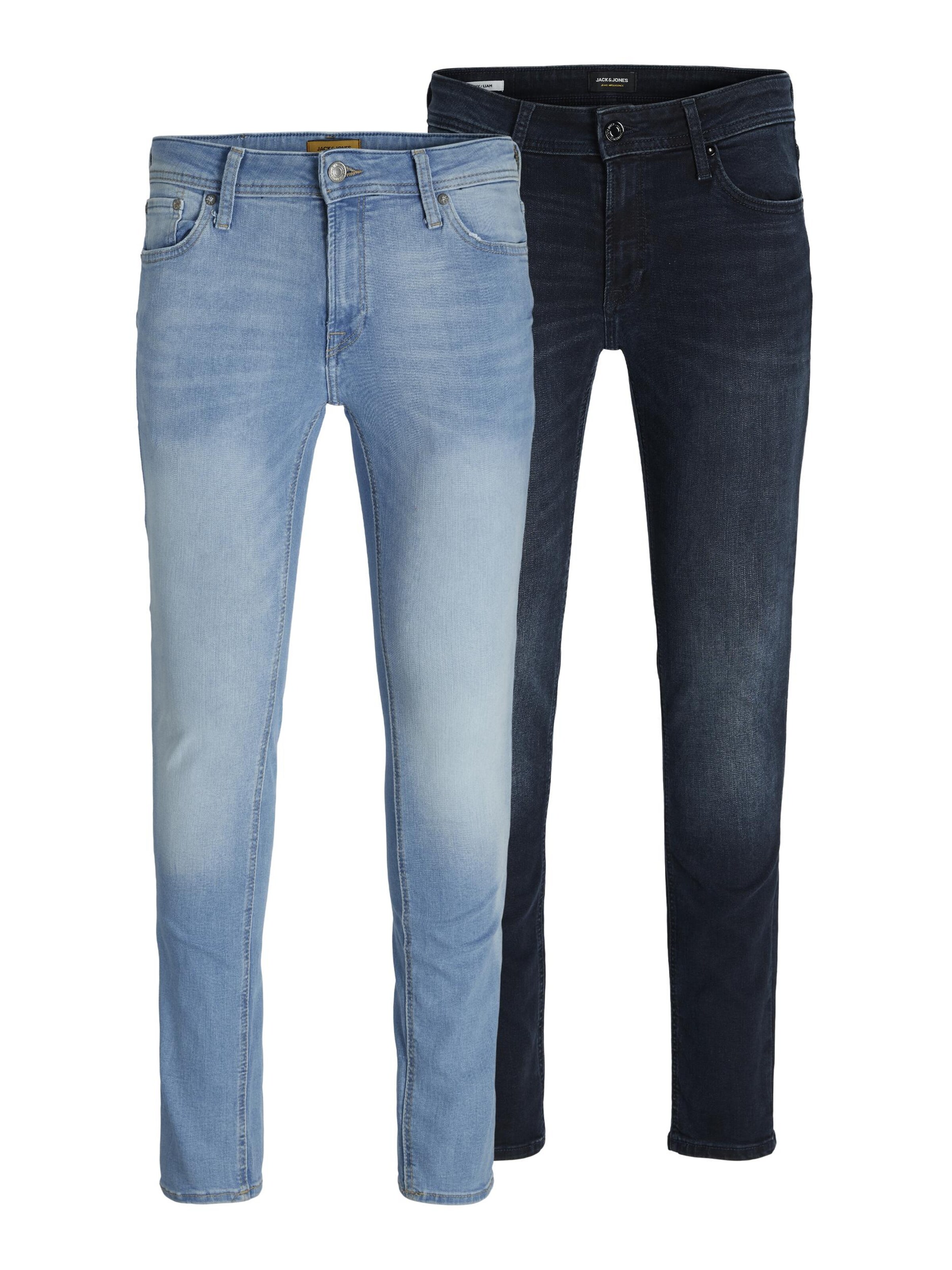 JACK & JONES Skinny Jeans 'JJILiam JJOriginal' in Blau: Vorderseite