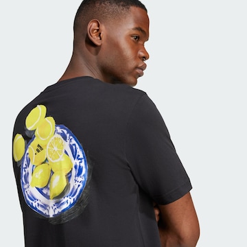 T-Shirt 'Lounge Still Life Lemons' ADIDAS SPORTSWEAR en noir
