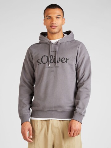 s.Oliver Sweatshirt in Grau: Vorderseite