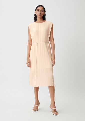 COMMA Dress in Beige: front