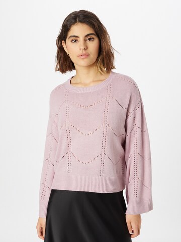 JDY Sweater 'NATHALI' in Purple: front