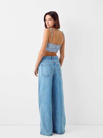 Haut Bershka en bleu