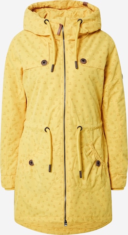 Alife and Kickin Between-Seasons Parka 'Charlotte' in Yellow: front
