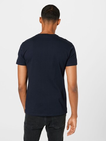 T-Shirt 'Varsity Arch Mono' Superdry en bleu