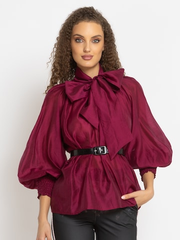 JIORO Blouse 'BOHEMIAN' in Red