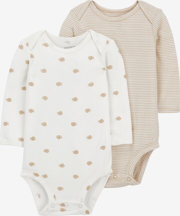 Carter's Rompertje/body in Beige: voorkant