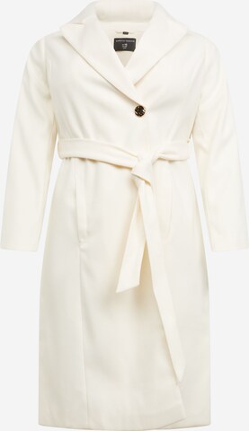 Manteau mi-saison Dorothy Perkins Curve en beige : devant