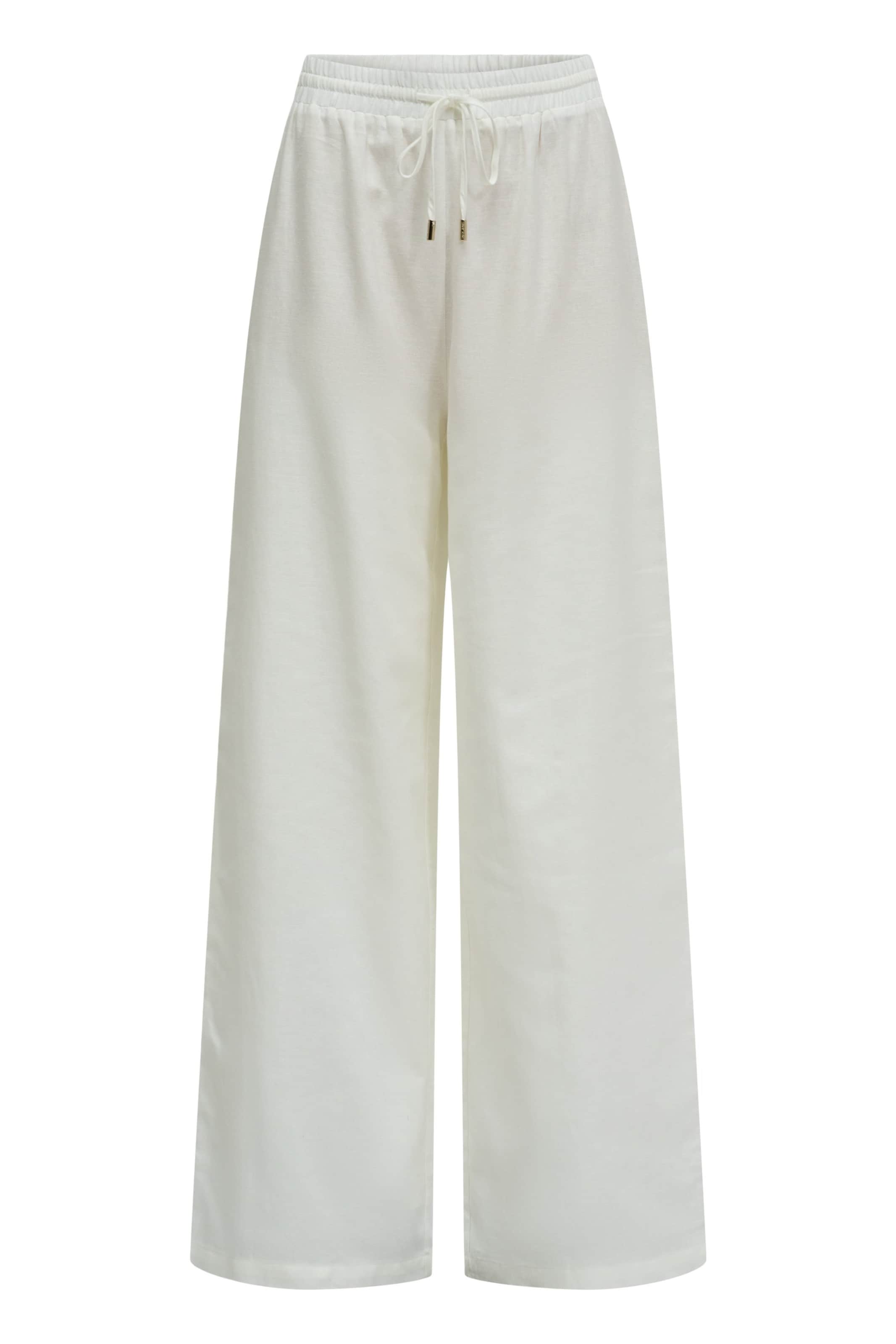 Salsa Jeans Regular Hosen High Rise in Weiß: Vorderseite