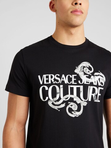T-Shirt '76UP600' Versace Jeans Couture en noir