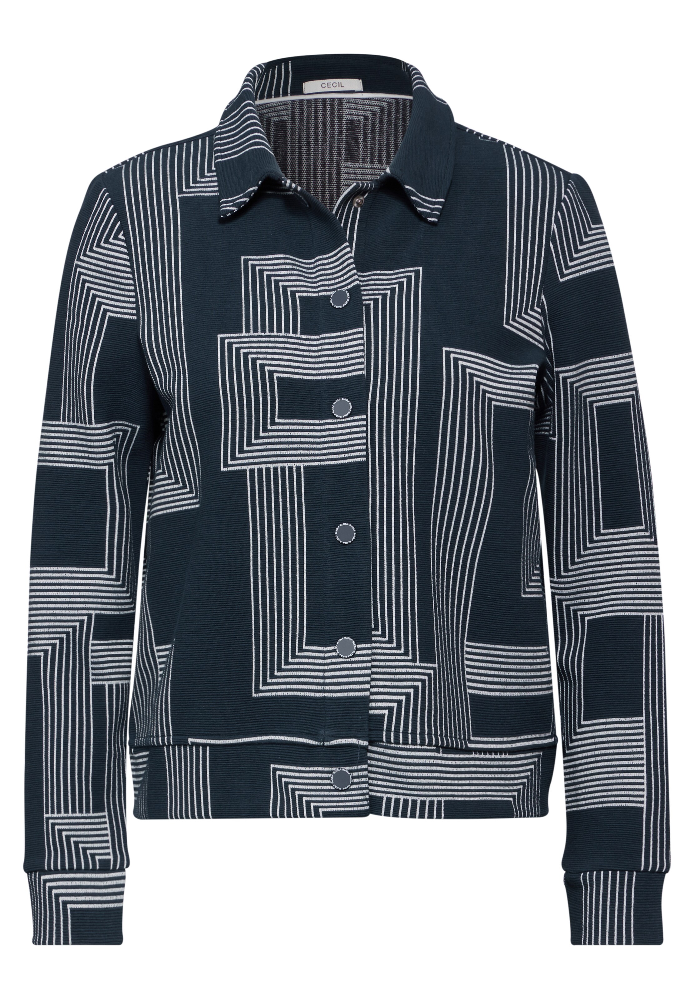 CECIL Between-Season Jacket in Blue: front