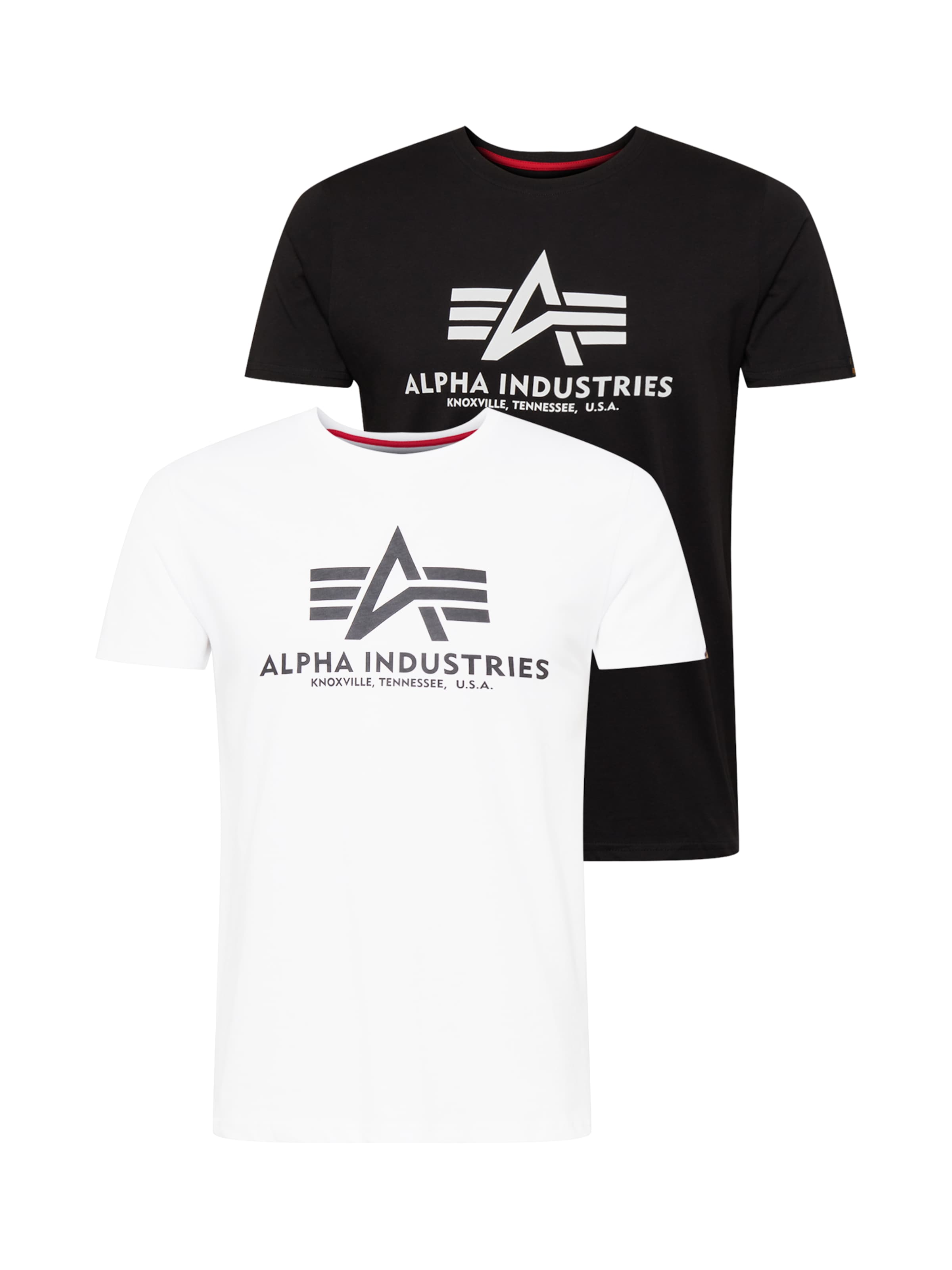 ALPHA INDUSTRIES Shirt in Black: front