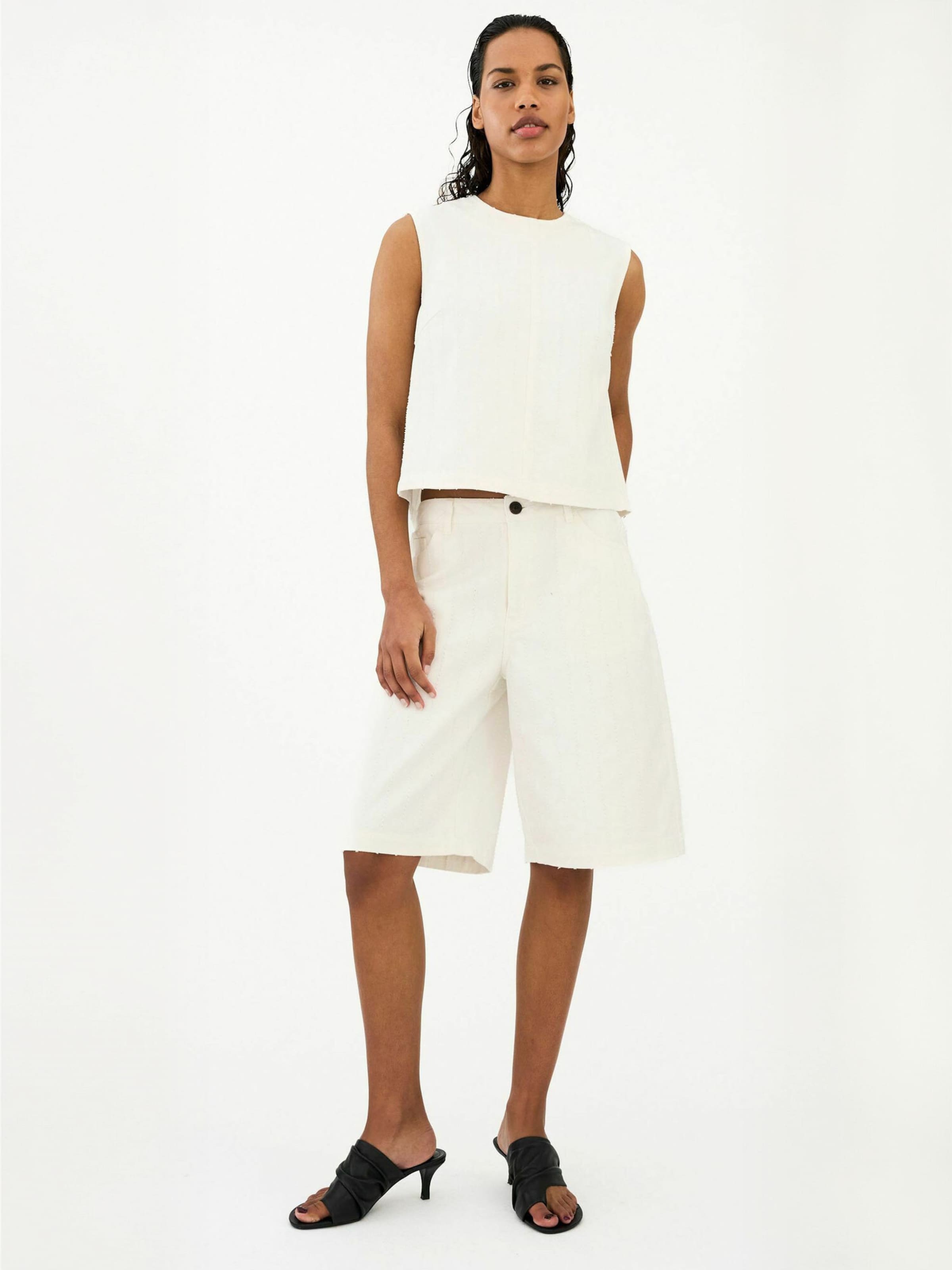 Regular Pantalon ' IVY-Janice ' Ivy Copenhagen en blanc : devant